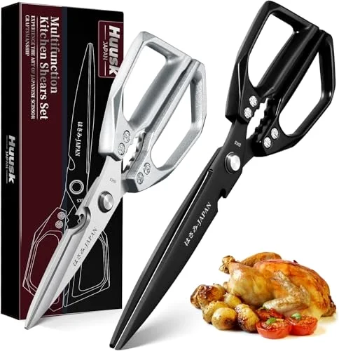 Huusk Kitchen Shears Set, Black