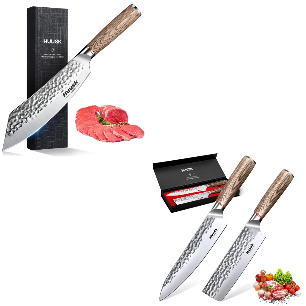 Huusk Japanese Kitchen Knife Set, 8", 2 pieces