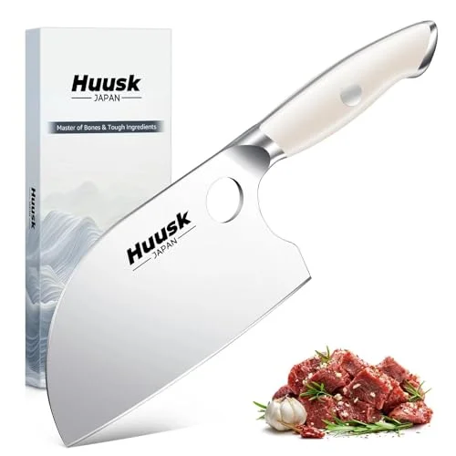 Huusk Serbian Chef Knife, 6", White