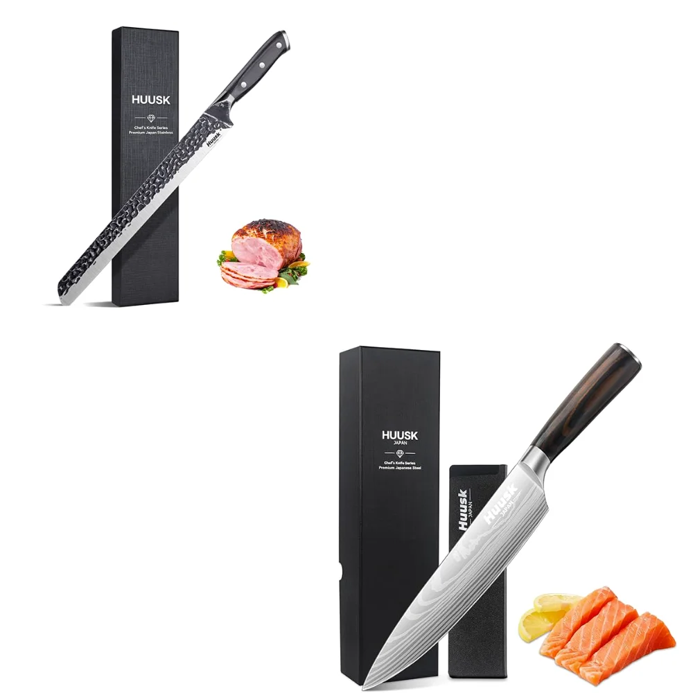 Huusk Chef Knife Bundle, Black