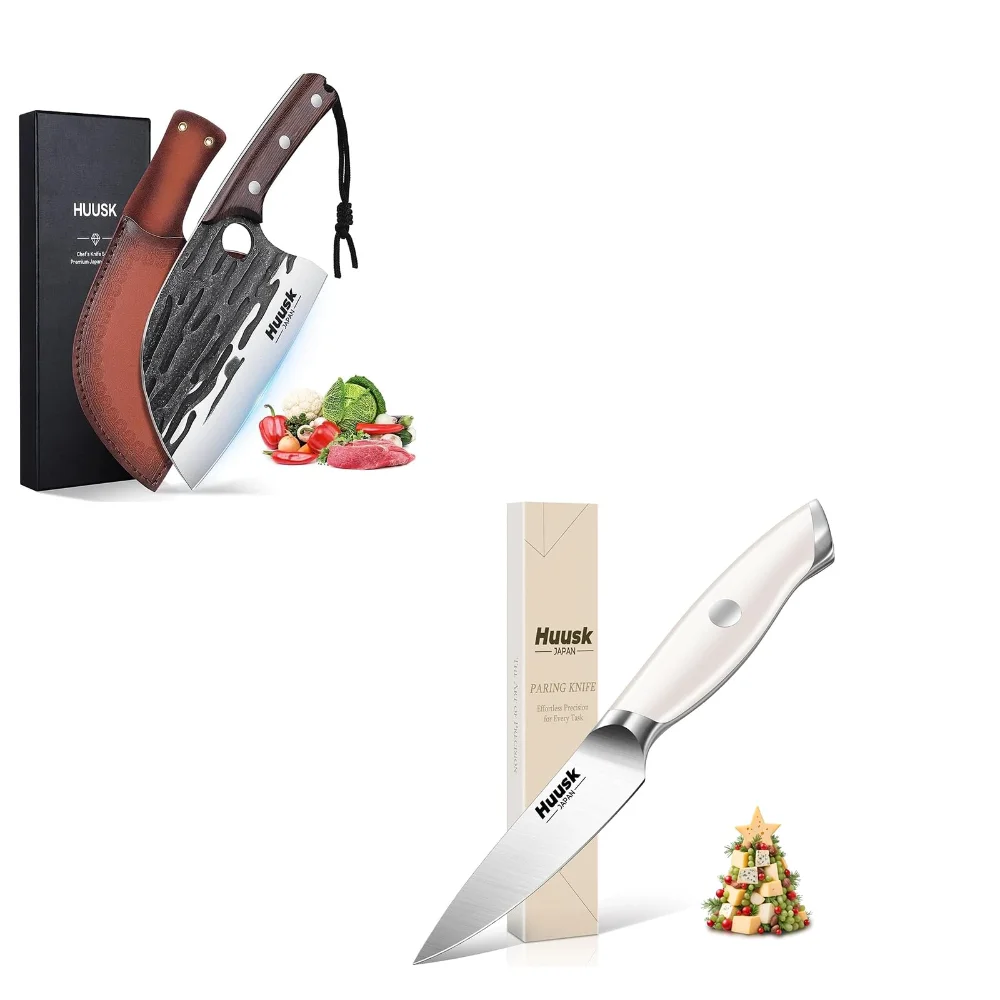 Huusk Upgraded Serbian Chef Knife-japanese Meat, 3.5"