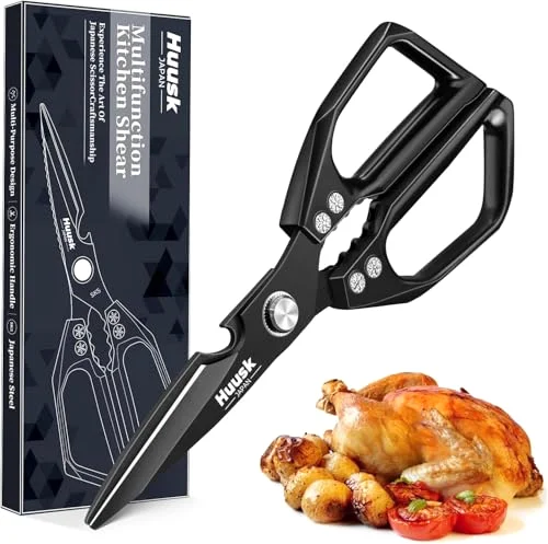 Huusk Kitchen Scissors, Black