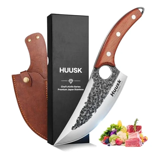 Huusk Hand Forged Viking Butcher Knife