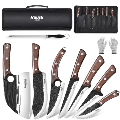 Huusk Butcher Knife Set, 10 pieces