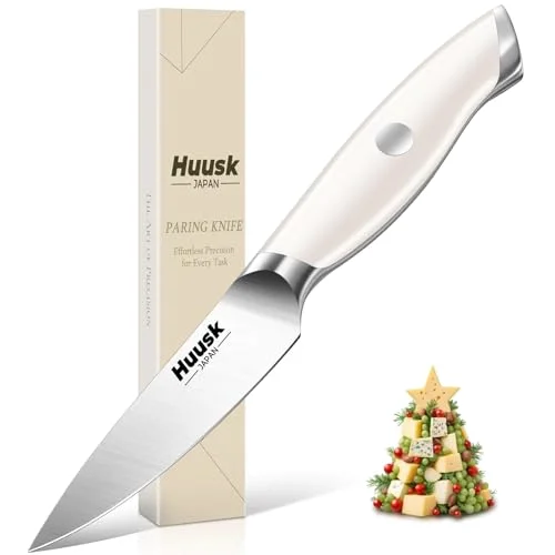 Huusk Paring Knife, 3.5", Ivory White