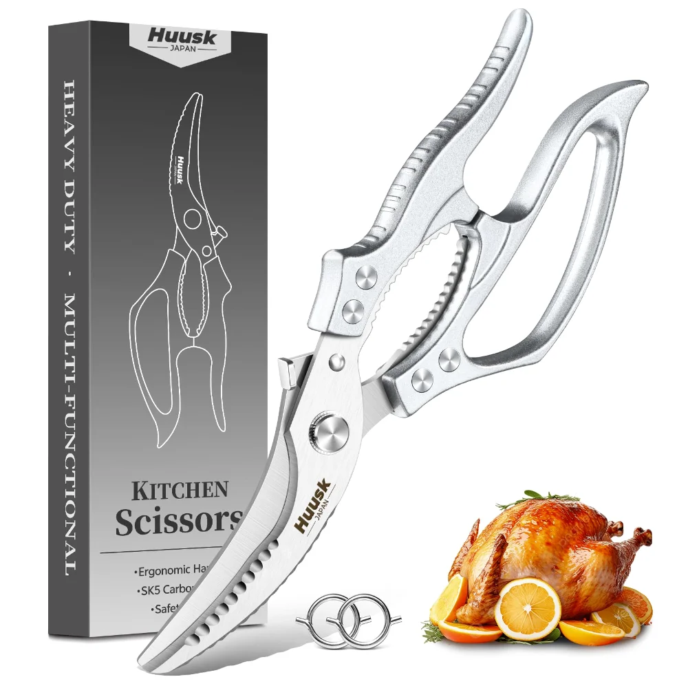 Huusk Poultry Shears, Silver
