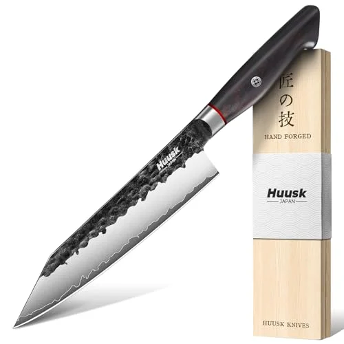 Huusk Kiritsuke Knife, 8", Black