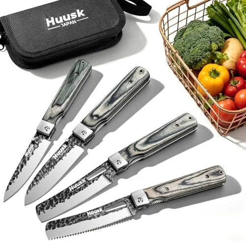 Huusk Folding Chef Knife Set