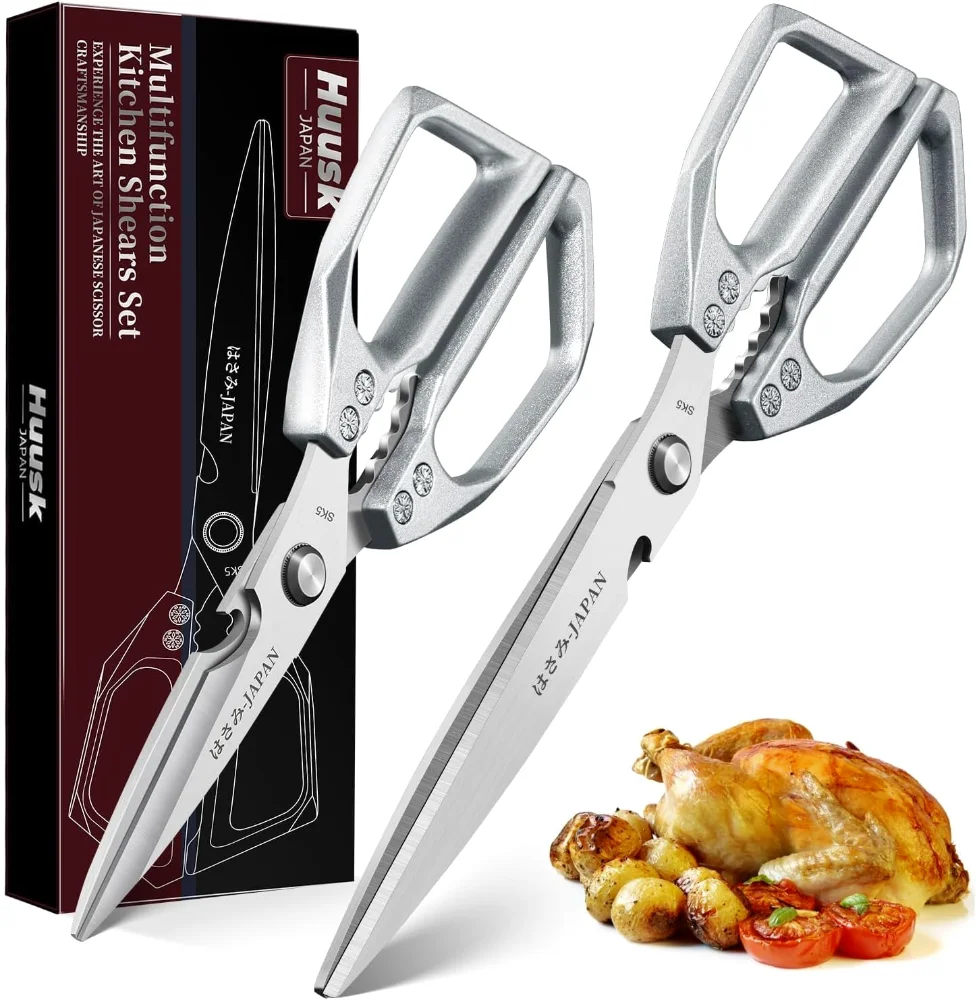 Huusk Heavy Duty Shears, Silver