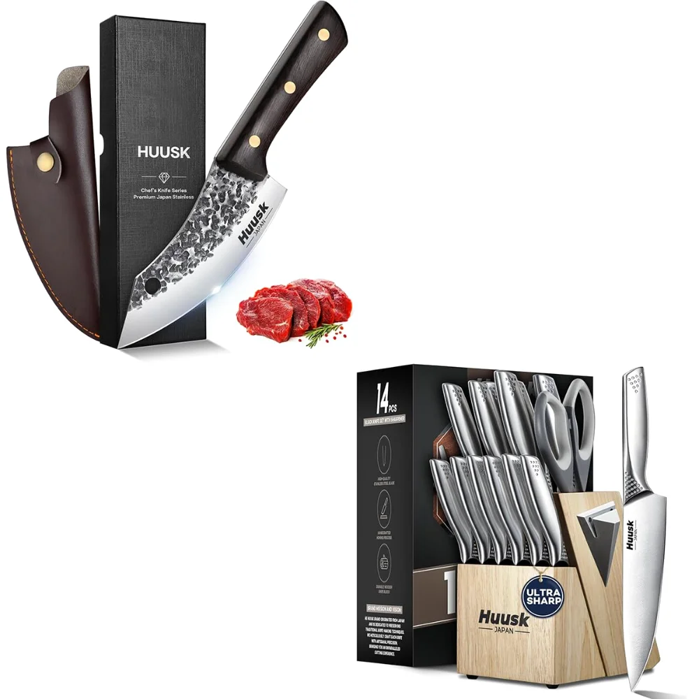 Huusk Knife Set, Silver