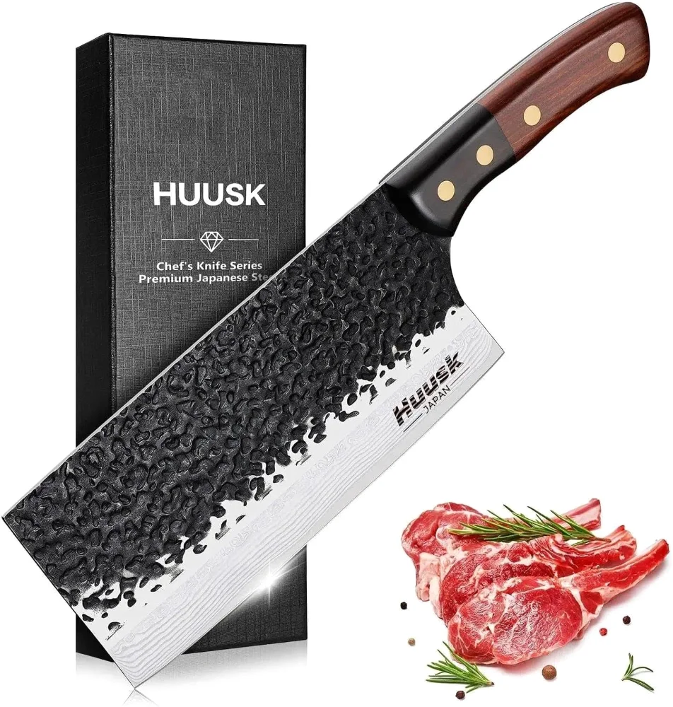 Huusk Meat Cleaver Chopping Knife