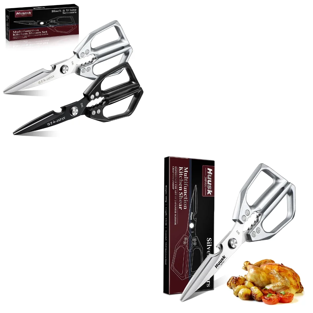 Huusk Kitchen Scissors, 2 pieces, Silver
