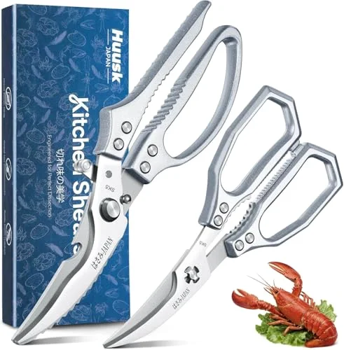 Huusk Silver Kitchen Scissors Set