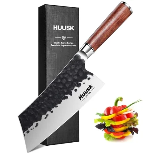 Huusk Cleaver Knife, 7"